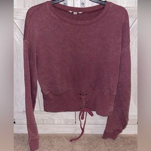 American Eagle cropped sweatshirt